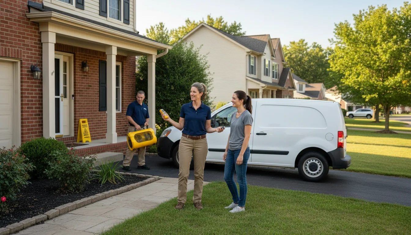 Water restoration image for Emergency Water Removal Services in Connersville, IN